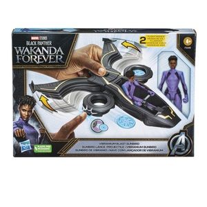 Marvel Black Panther Wakanda Forever Vibranium Blast Sunbird Shuri Action Figure